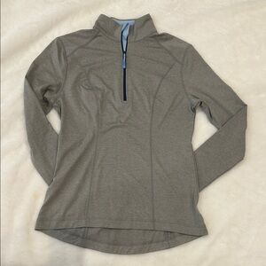 Southern Tide Grey Quarter-Zip Pullover